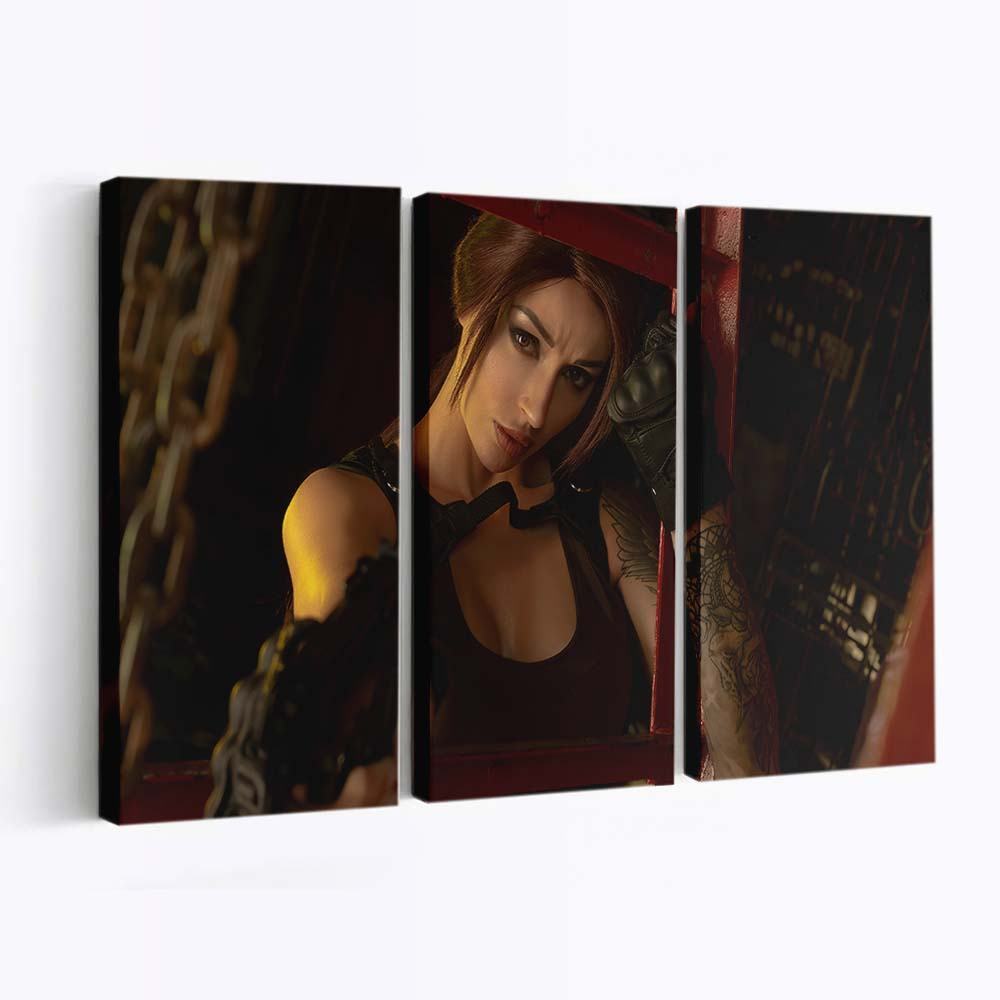 tomb raider cosplay of lara croft 4k u3